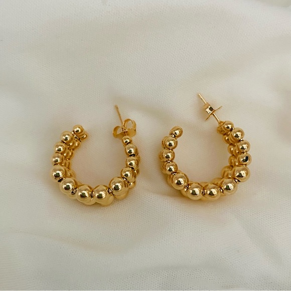 Triple Hoop Earrings - Picture 6 of 7